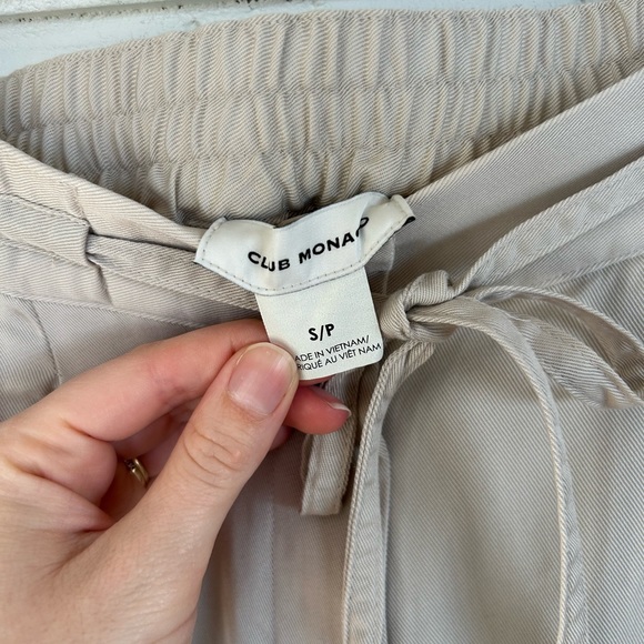 Club Monaco Elasticized Wide Leg Pant 100% Lyocell Size Small - Picture 12 of 15